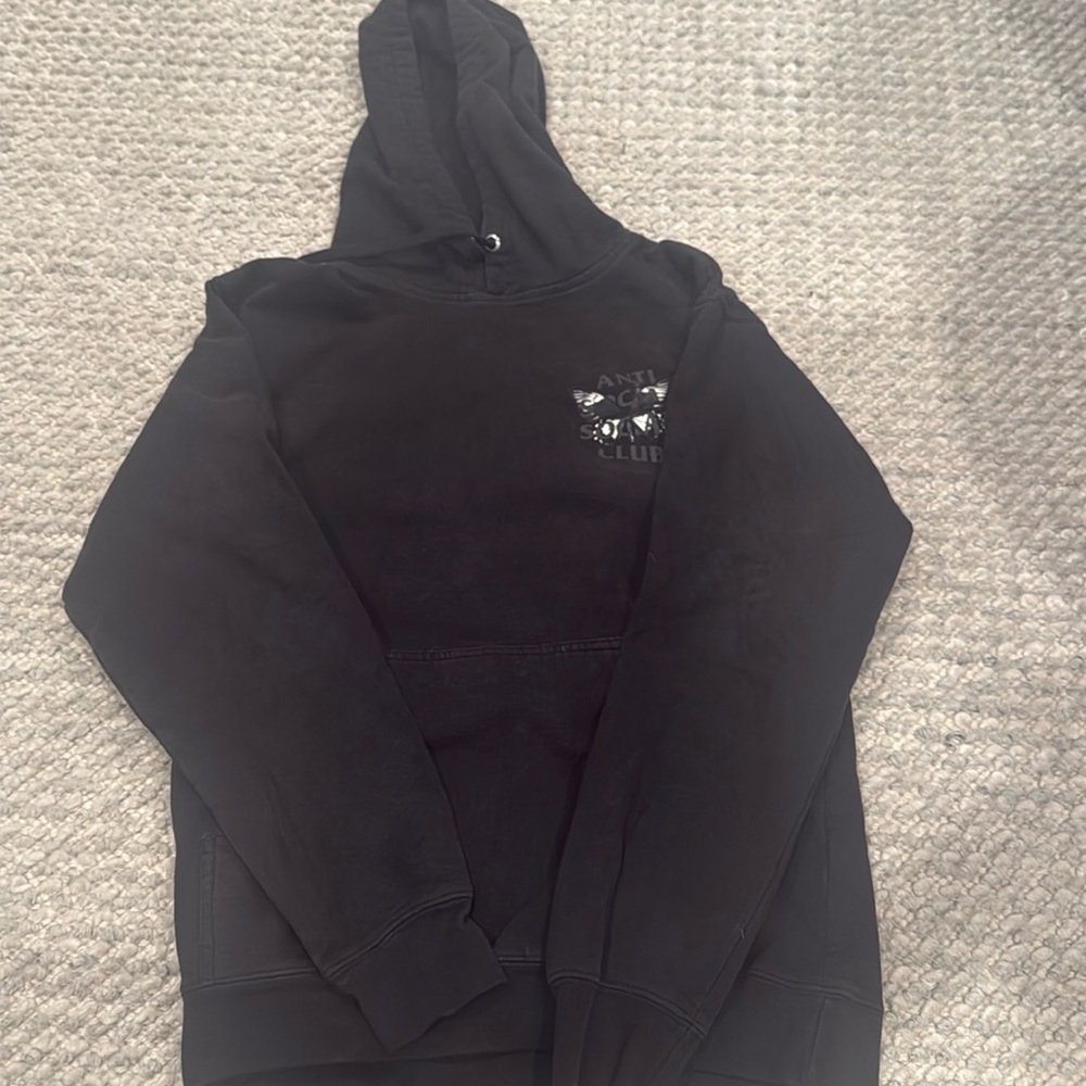Anti social club butterfly hoodie